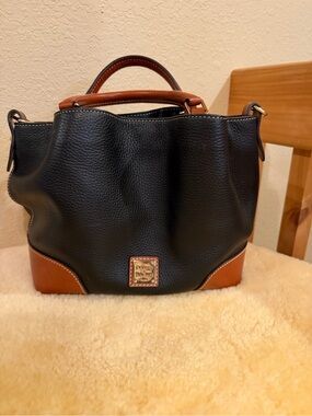 Dooney & Bourke Large Brenna Satchel Black Brown
